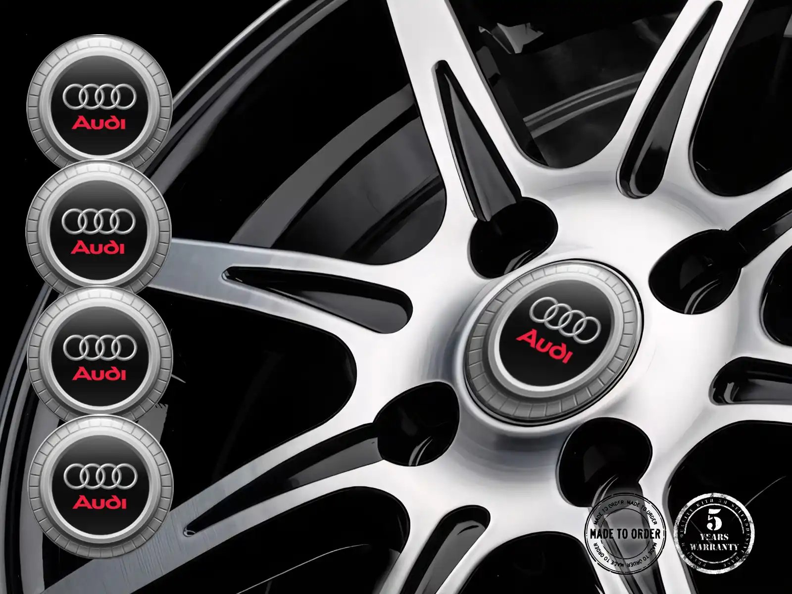 Audi Pegatinas Silicona Precisión Prisma Interestelar